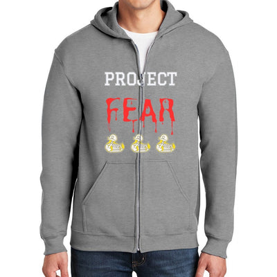 Unisex Heavy Blend Full-Zip Hooded Sweatshirt Project fear full zipped hoodie