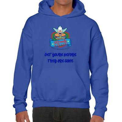 Unisex Heavy Blend Hooded Sweatshirt Krusty the Clown the Simpsons show Bart and Lisa Krusty o's cereal Homer and Marge