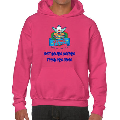 Unisex Heavy Blend Hooded Sweatshirt Krusty the Clown the Simpsons show Bart and Lisa Krusty o's cereal Homer and Marge