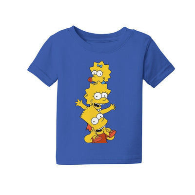Infant Fine Jersey Tee Simpsons Itchy and Scratchy baby tee Bart Simpson Lisa Simpson Maggie Simpson Marge Simpson shirt Simpson cartoon