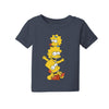 Infant Fine Jersey Tee Simpsons Itchy and Scratchy baby tee Bart Simpson Lisa Simpson Maggie Simpson Marge Simpson shirt Simpson cartoon
