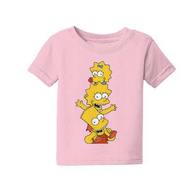 Infant Fine Jersey Tee Simpsons Itchy and Scratchy baby tee Bart Simpson Lisa Simpson Maggie Simpson Marge Simpson shirt Simpson cartoon