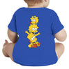 Infant Baby Rib Bodysuit Simpson baby body suit Simpson cartoon Bart and Lisa and Maggie Simpson clothes