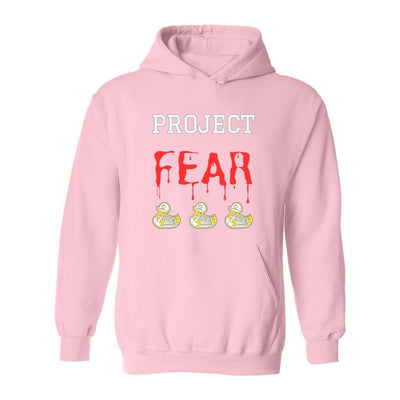Unisex Heavy Blend Hooded Sweatshirt Project Fear hoodie with just front and back graphics on it Project Fear u tube show hoodie