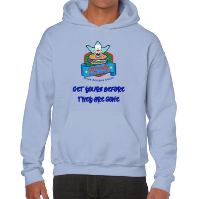Unisex Heavy Blend Hooded Sweatshirt Krusty the Clown the Simpsons show Bart and Lisa Krusty o's cereal Homer and Marge