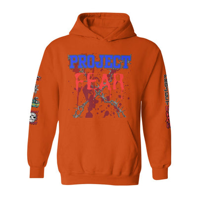 Unisex Heavy Blend Hooded Sweatshirt Project Fear barbed wire hoodie Fear Gear Project Fear swag new Project fear Gear Project Fear gift