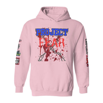 Unisex Heavy Blend Hooded Sweatshirt Project Fear barbed wire hoodie Fear Gear Project Fear swag new Project fear Gear Project Fear gift