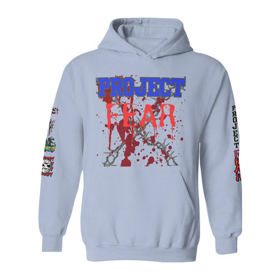 Unisex Heavy Blend Hooded Sweatshirt Project Fear barbed wire hoodie Fear Gear Project Fear swag new Project fear Gear Project Fear gift