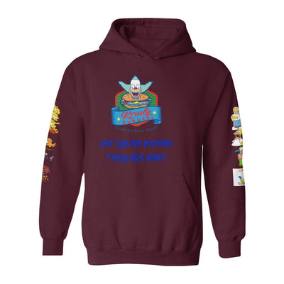 Unisex Heavy Blend Hooded Sweatshirt Simpsons hoodie Krusty The Clown Simpson swag hoodie Simpson clothes