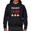 Unisex Heavy Blend Hooded Sweatshirt Project Fear hoodie with just front and back graphics on it Project Fear u tube show hoodie