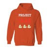 Unisex Heavy Blend Hooded Sweatshirt Project Fear hoodie with just front and back graphics on it Project Fear u tube show hoodie