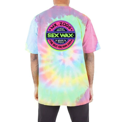 Max Heavyweight Tie Dye Mr Zogs sex wax surfing shirt great surfing gift sex wax birthday present