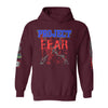 Unisex Heavy Blend Hooded Sweatshirt Project Fear barbed wire hoodie Fear Gear Project Fear swag new Project fear Gear Project Fear gift
