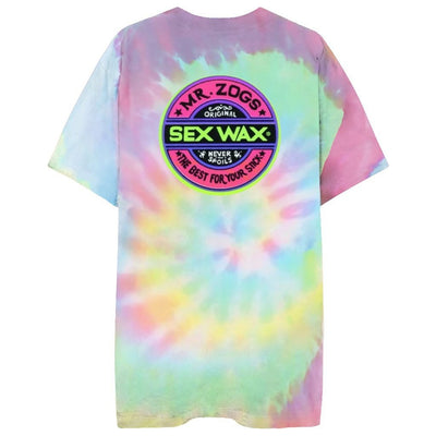 Max Heavyweight Tie Dye Mr Zogs sex wax surfing shirt great surfing gift sex wax birthday present