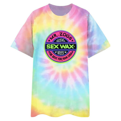 Max Heavyweight Tie Dye Mr Zogs sex wax surfing shirt great surfing gift sex wax birthday present