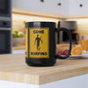 Black Mug (11oz, 15oz) surfing mug beach party black mug gift surfing mug beach life mug great gift boyfriend gift girlfriend gift