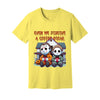 Unisex Jersey Tee Mike Myers and Jason having a well deserved coffee break horror shirt scary shirt Halloween gift birthday present