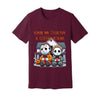 Unisex Jersey Tee Mike Myers and Jason having a well deserved coffee break horror shirt scary shirt Halloween gift birthday present