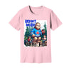 Unisex Jersey Tee Bigfoot camping with family Bigfoot having a coffee Bigfoot shirt great Bigfoot gift Bigfoot lovers shirt