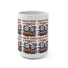 Mug 15oz Jason and Michael coffee mug Halloween mug slasher mug Jason Vorhees and Michael Myers Halloween gift coffee mug