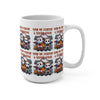 Mug 15oz Jason and Michael coffee mug Halloween mug slasher mug Jason Vorhees and Michael Myers Halloween gift coffee mug