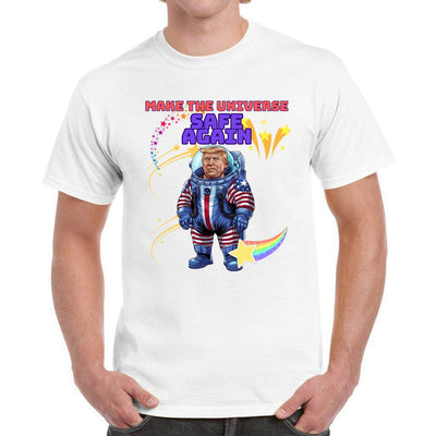 Unisex Heavy Cotton T-Shirt Space Force shirt make universe safe again Donald Trump 2024  election t shirt