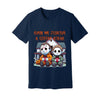 Unisex Jersey Tee Mike Myers and Jason having a well deserved coffee break horror shirt scary shirt Halloween gift birthday present