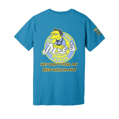 Unisex Jersey Tee Moe's Tavern shirt simpsons shirt bart simpson shirt homer simpons bar shirt